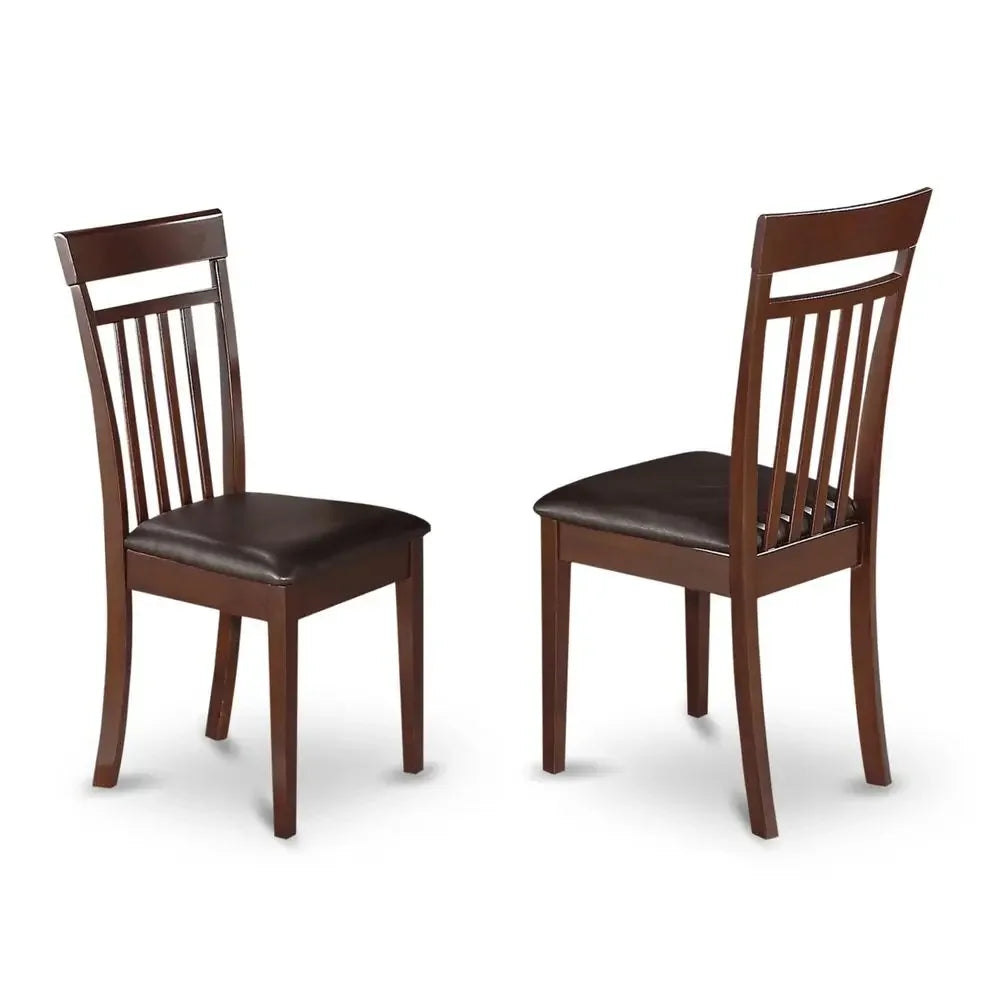 XMSJ 5 Piece Dining Table Set With Faux Leather Chairs