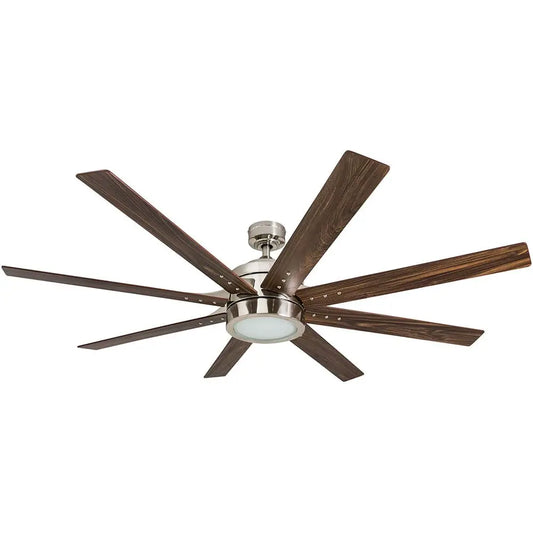 YTYIN Ceiling Fan With Light Remote Control Indoor LED 8 Blades