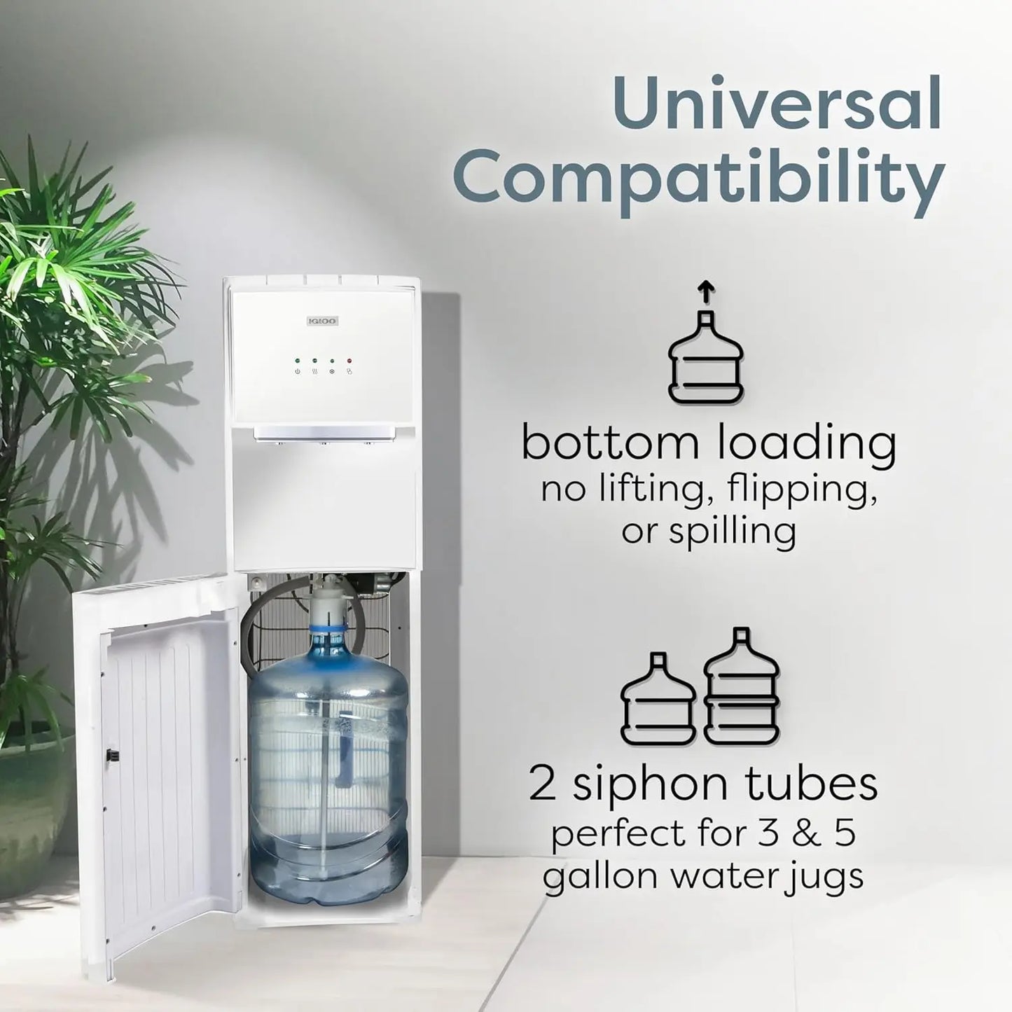 XMSJ Bottom Load Water Dispenser With Hot And Cold
