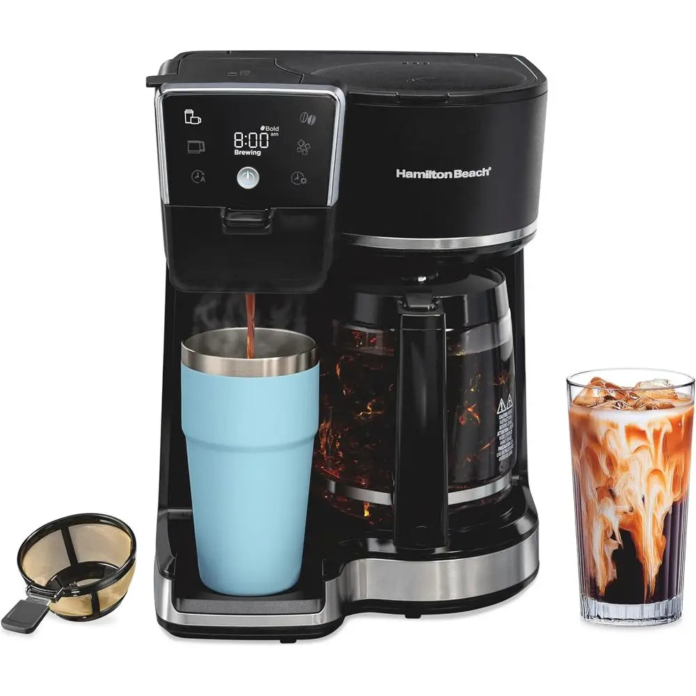 2 Way Drip And Single Serve Coffee Maker Programmable