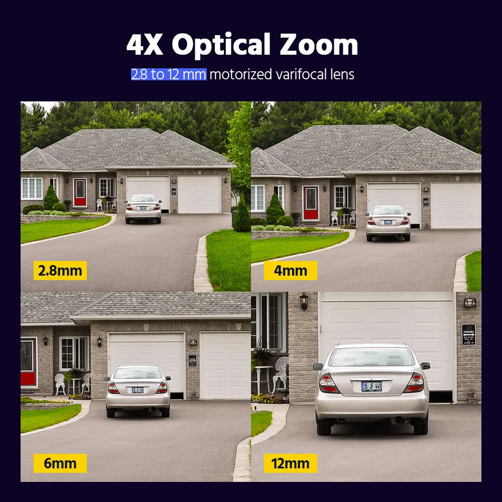 Annke 4K 8MP Varifocal IP Camera Dual Light Human Surveillance