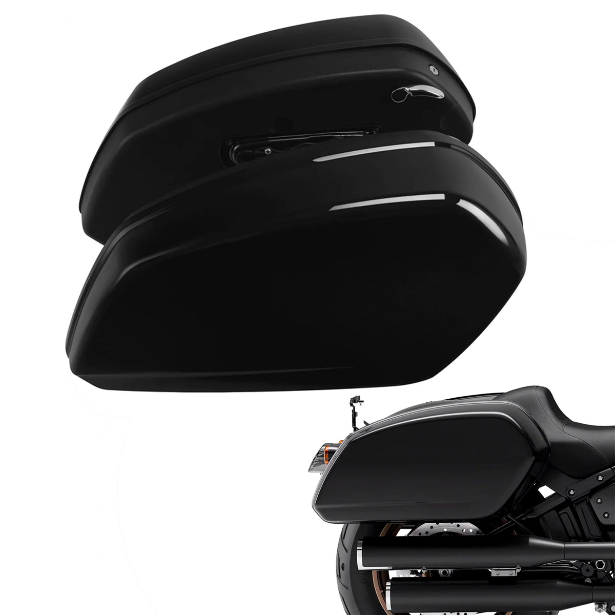 TCMT Saddlebag Side Bag For Harley Softail Low Rider Models