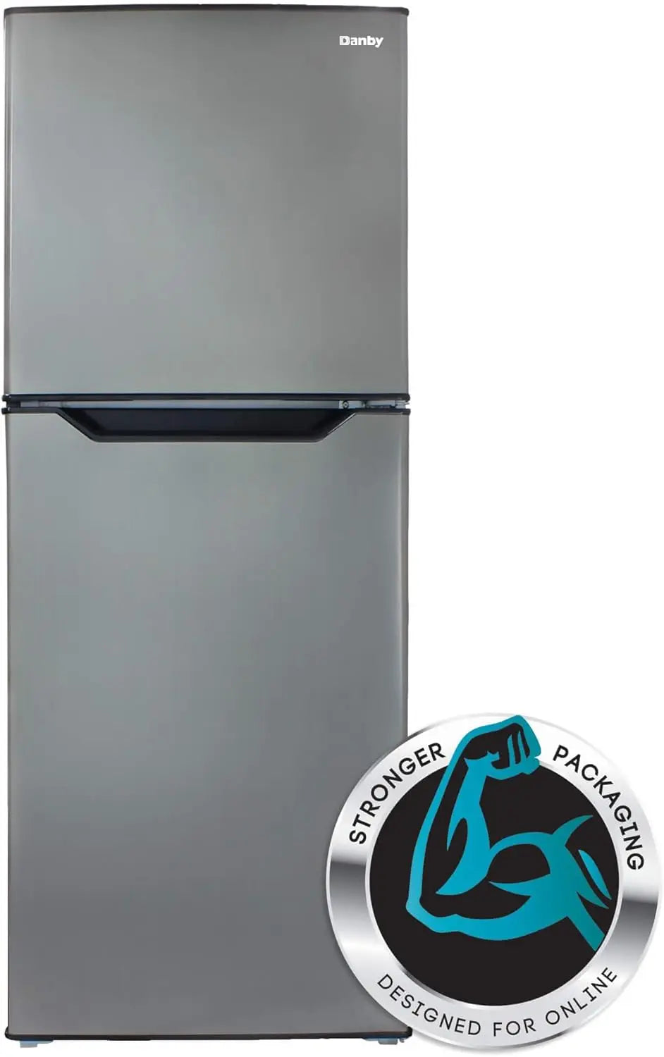 XMSJ Frost Free Top Mount Freezer Refrigerator Compact