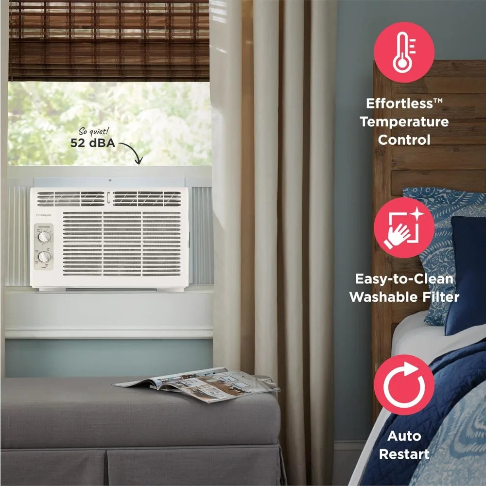 Frigidaire 5000 BTU Window Air Conditioner With Quiet Operation