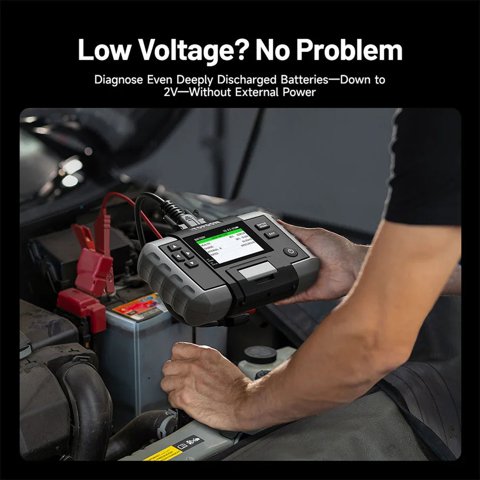 TOPDON 2-in-1 Automotive Battery And Resistance Tester For Multiple Batteries