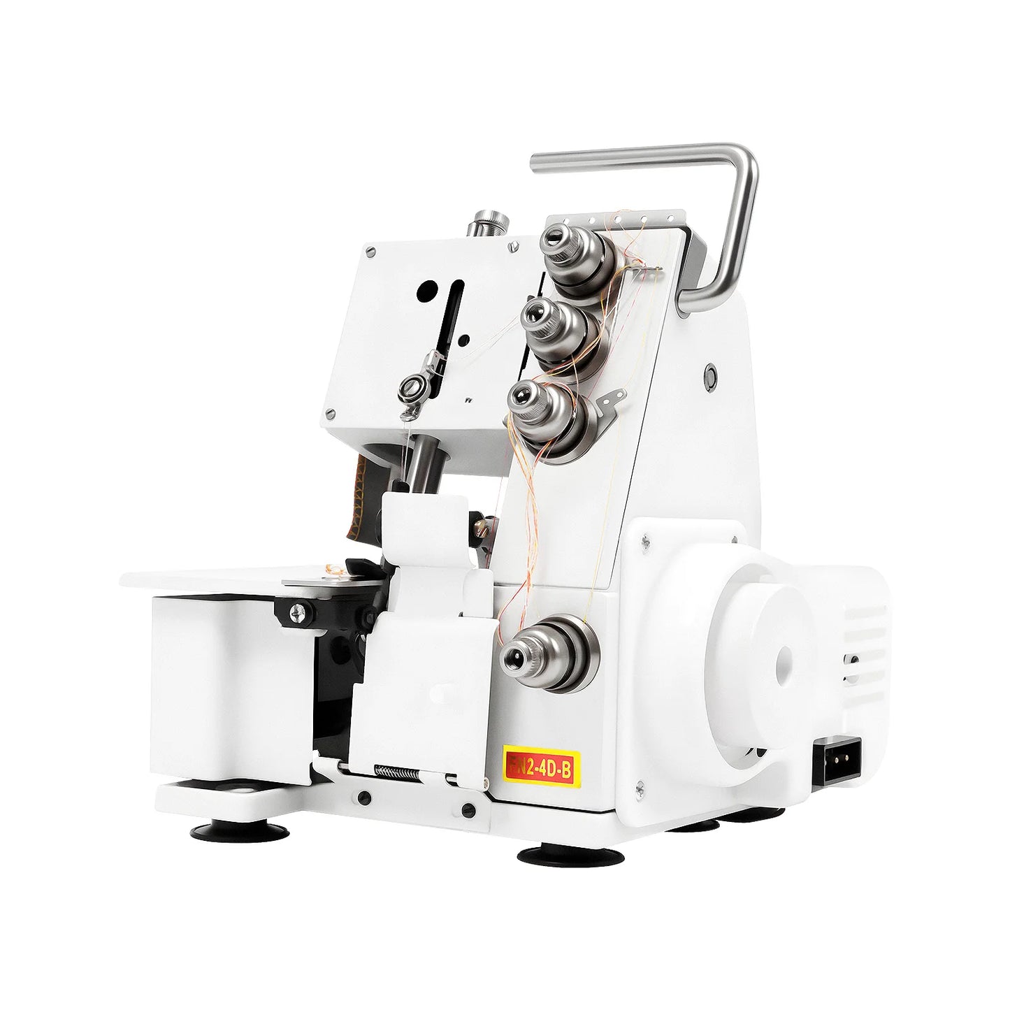 Four Thread Overlocking Sewing Machine For Cotton Silk Denim Fabrics