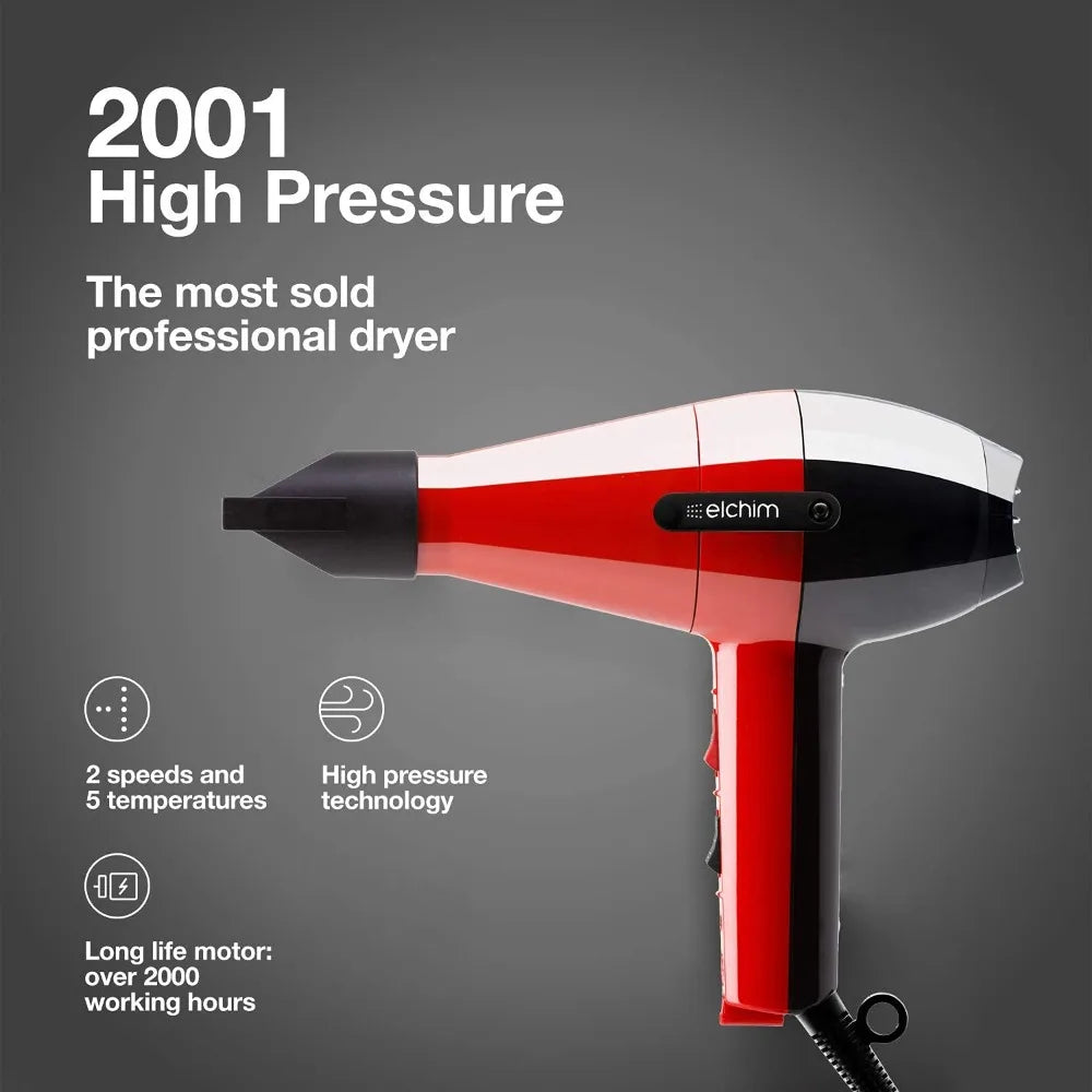 Elchim Classic High Pressure Hair Dryer 1875W Professional Salon