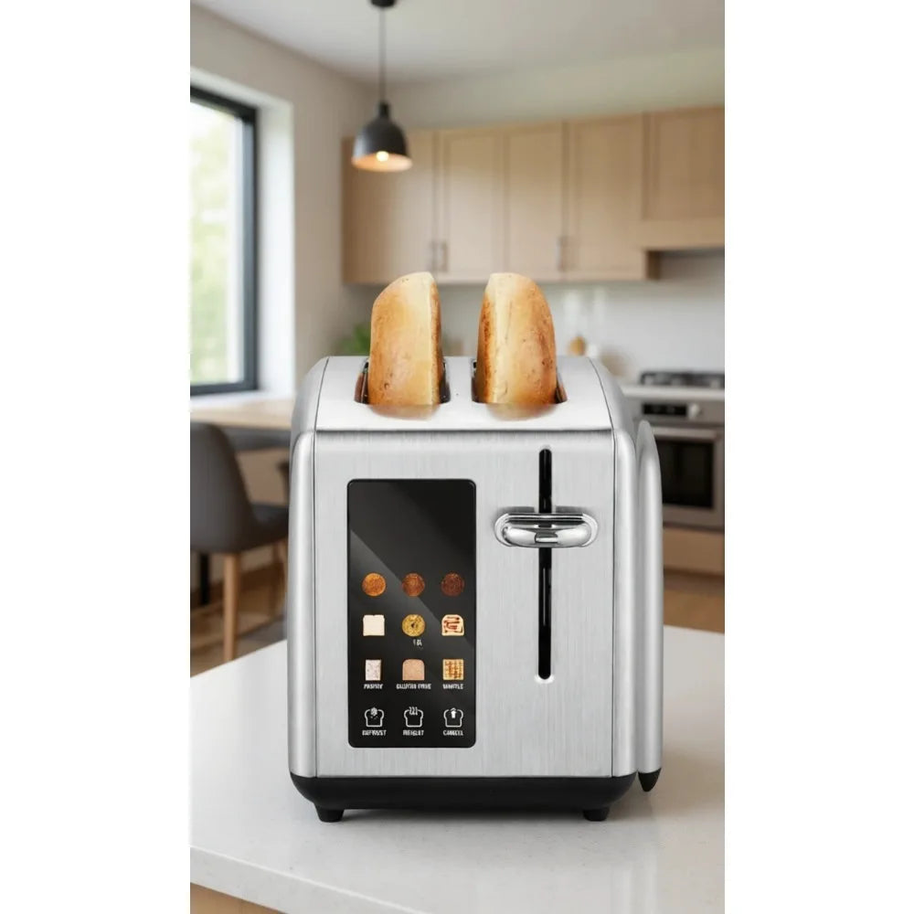 2 Slice Toaster With Digital Countdown And Extra Wide Slots