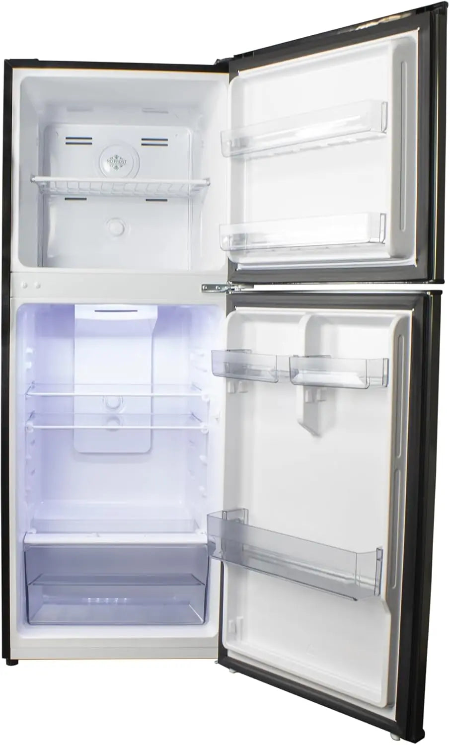 XMSJ Frost Free Top Mount Freezer Refrigerator Compact