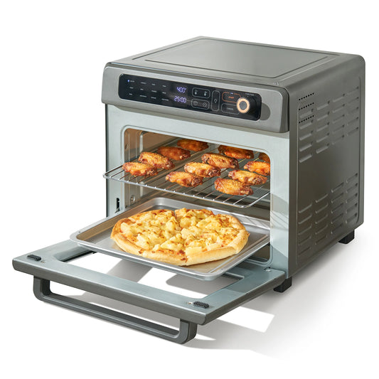 SucceBuy Air Fryer Toaster Oven Convection Oven 1700W Stainless Steel