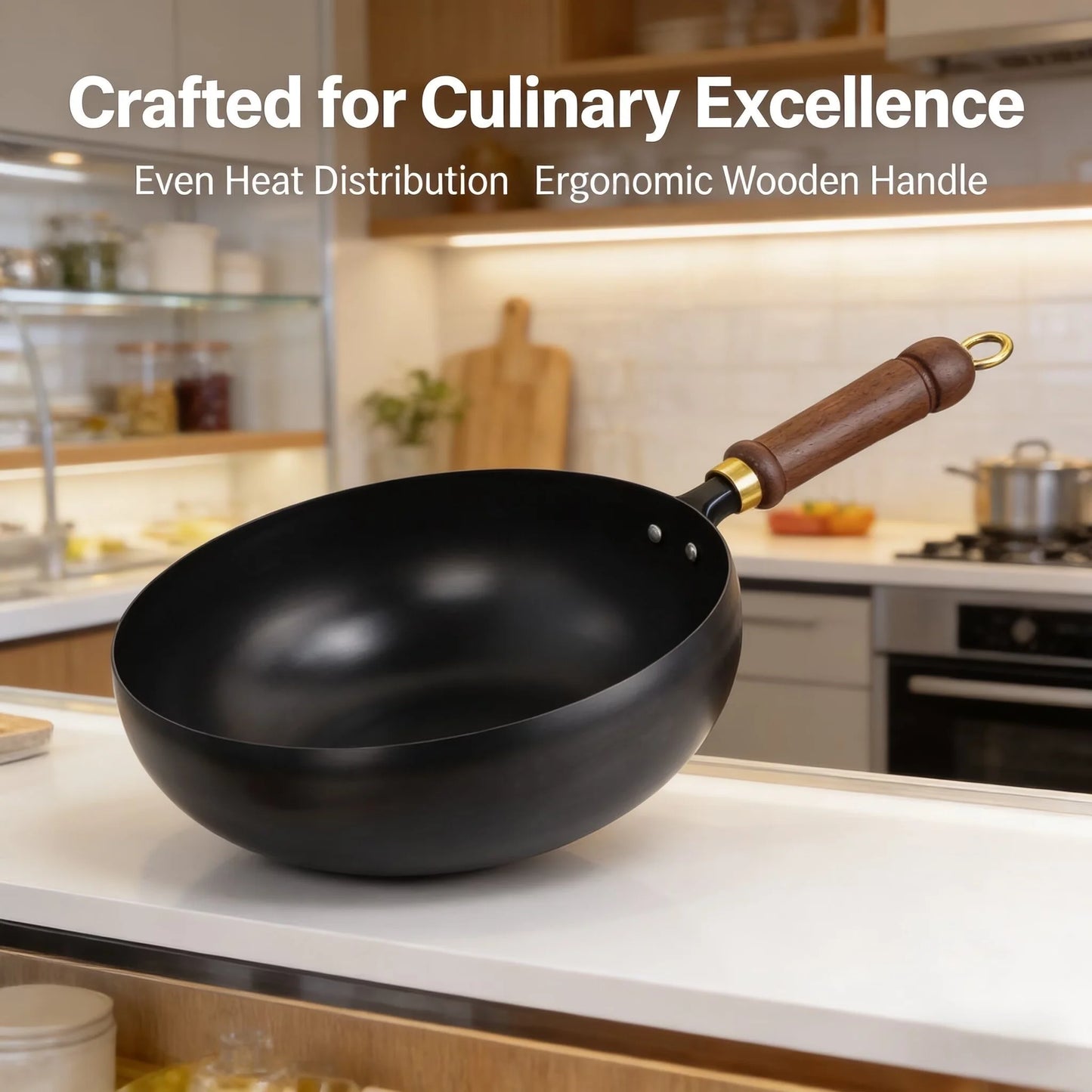 Uncoated Iron Frying Pan For General Use On Stoves