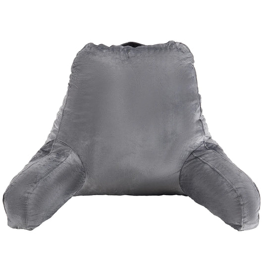 SucceBuy Reading Pillow With Shredded Memory Foam Pockets And Handle