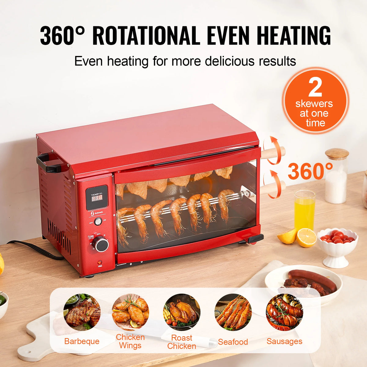 VEVOR Electric Shawarma Grill Machine For Chicken Restaurant Cooking