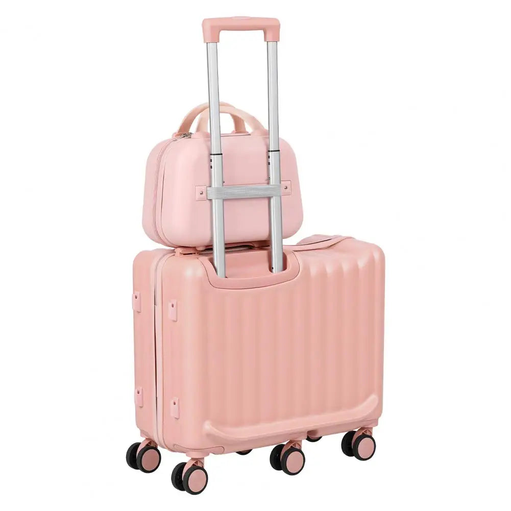 Kids Foldable Pedal Ride On Hardshell Spinner Luggage Scooter For Travel