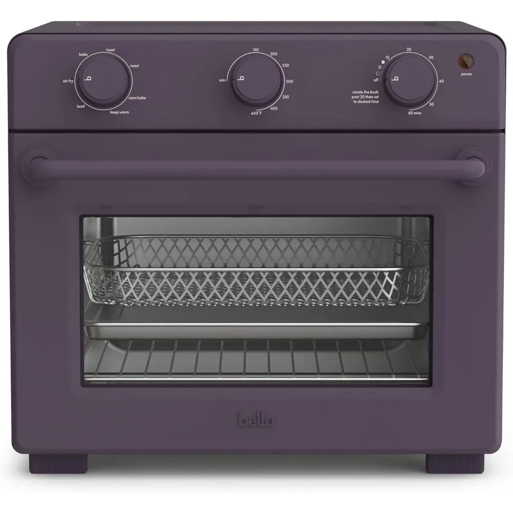 BELLA Air Fry Toaster Oven 7 In 1 Preset Cooking Options
