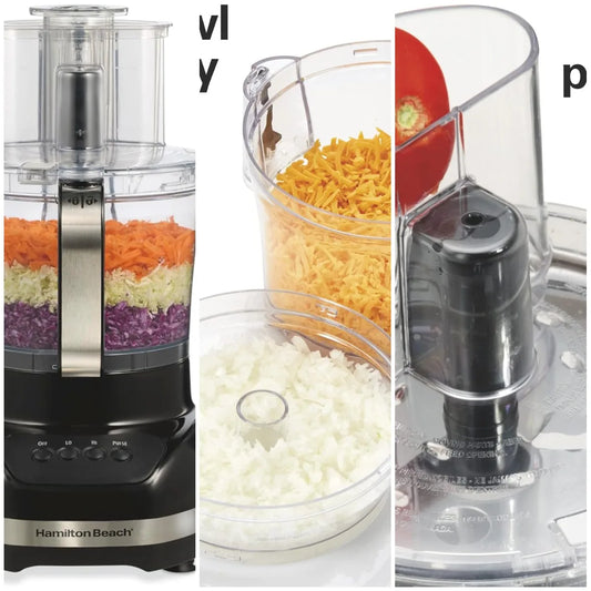 XMSJ Big Mouth Duo Plus Food Processor And Vegetable Chopper