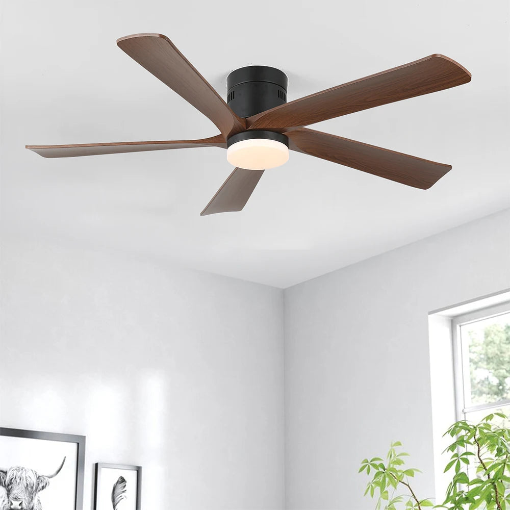 GreeLustr Industrial Remote Dimming Ceiling Fan Led Lamp