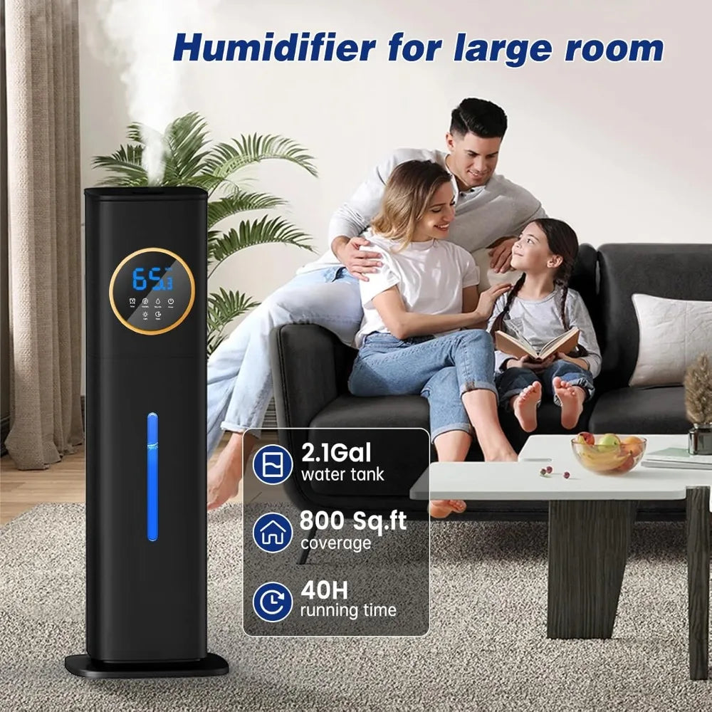 XMSJ Humidifier For Bedroom With Aroma Diffuser And Auto Shutoff