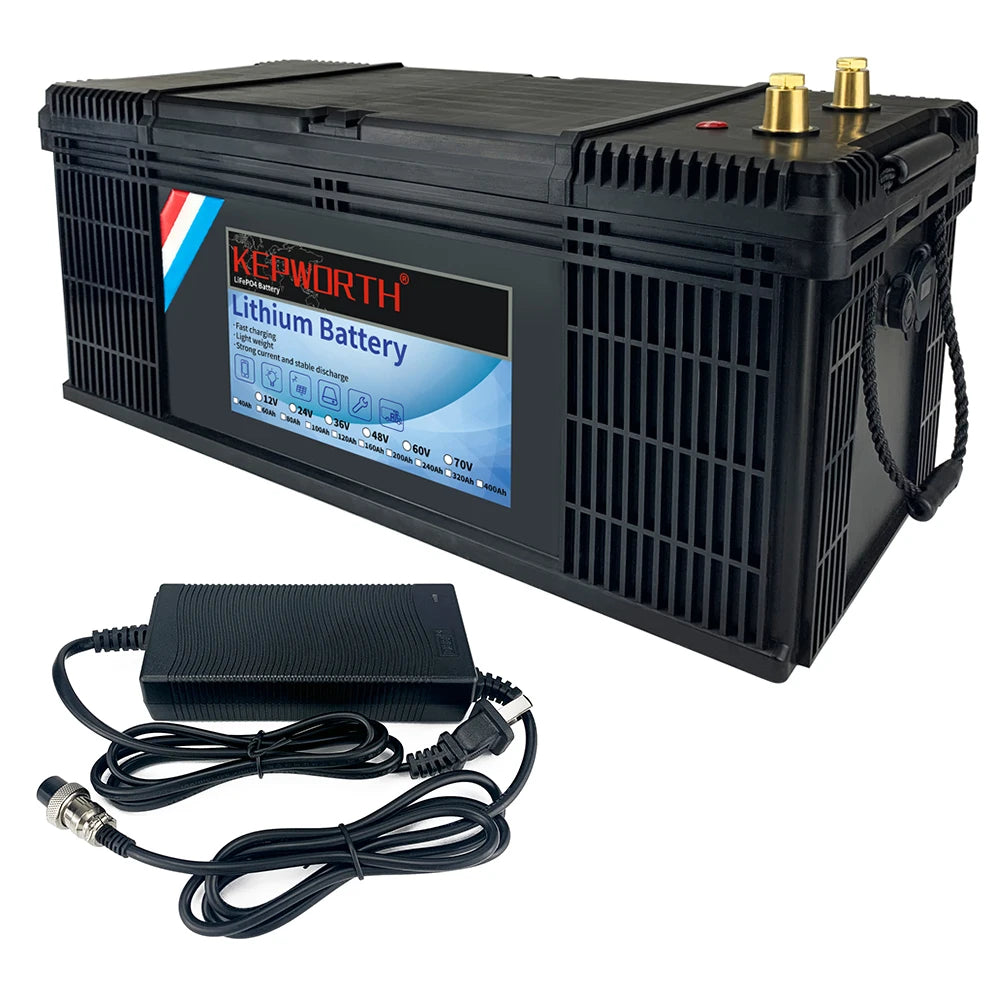 KEPWORTH Lithium Iron Phosphate Battery With Built In BMS