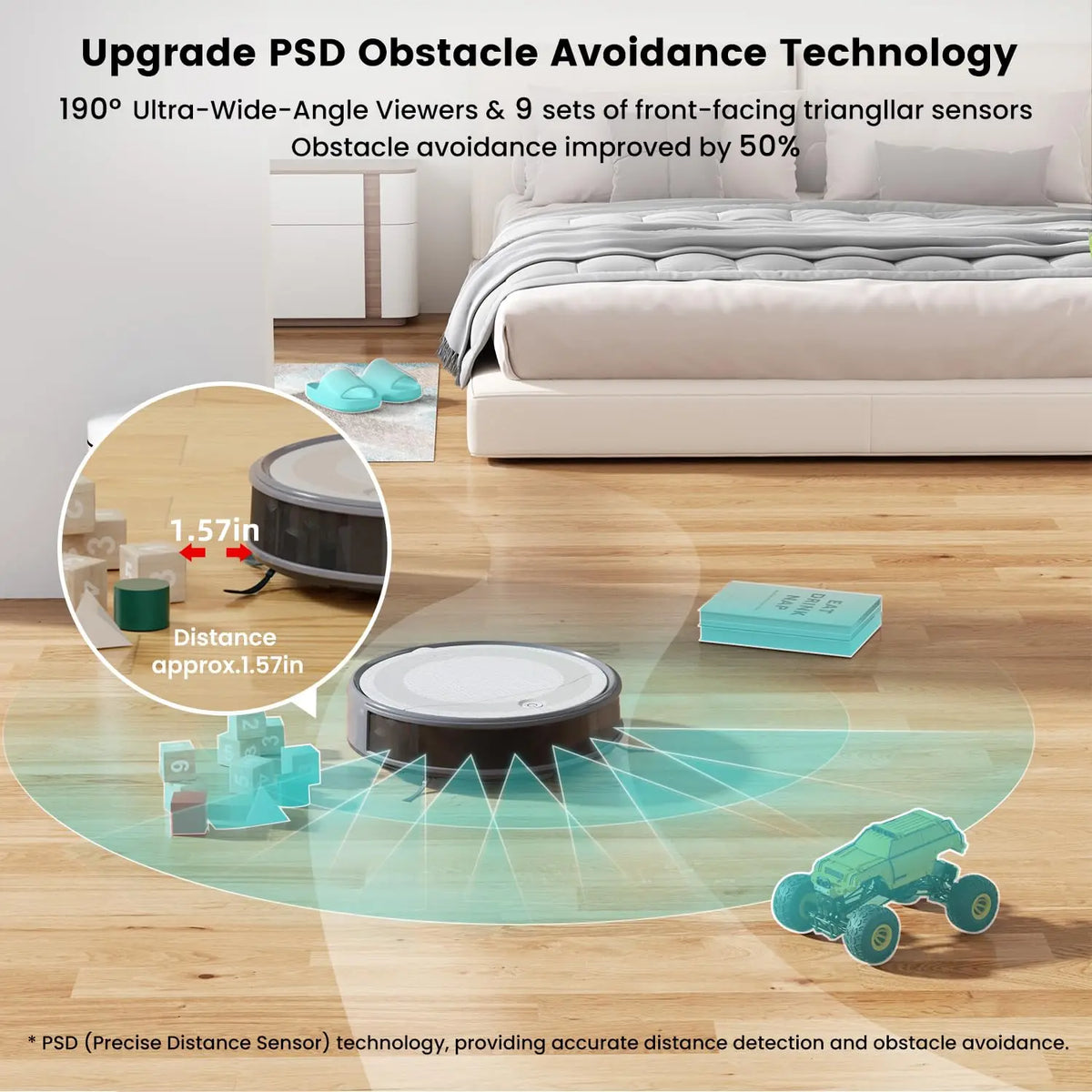 Lefant M310 Robot Vacuum With 4500Pa Suction And Smart Control