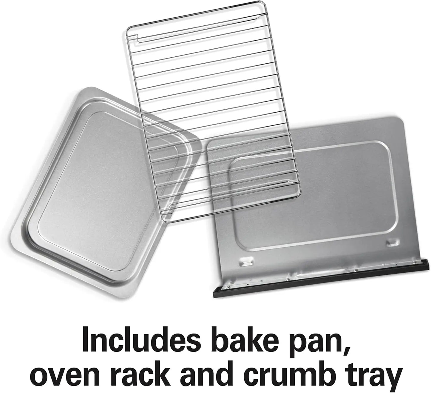 XMSJ 2-In-1 Countertop Toaster Oven And Long Slot 2 Slice Toaster