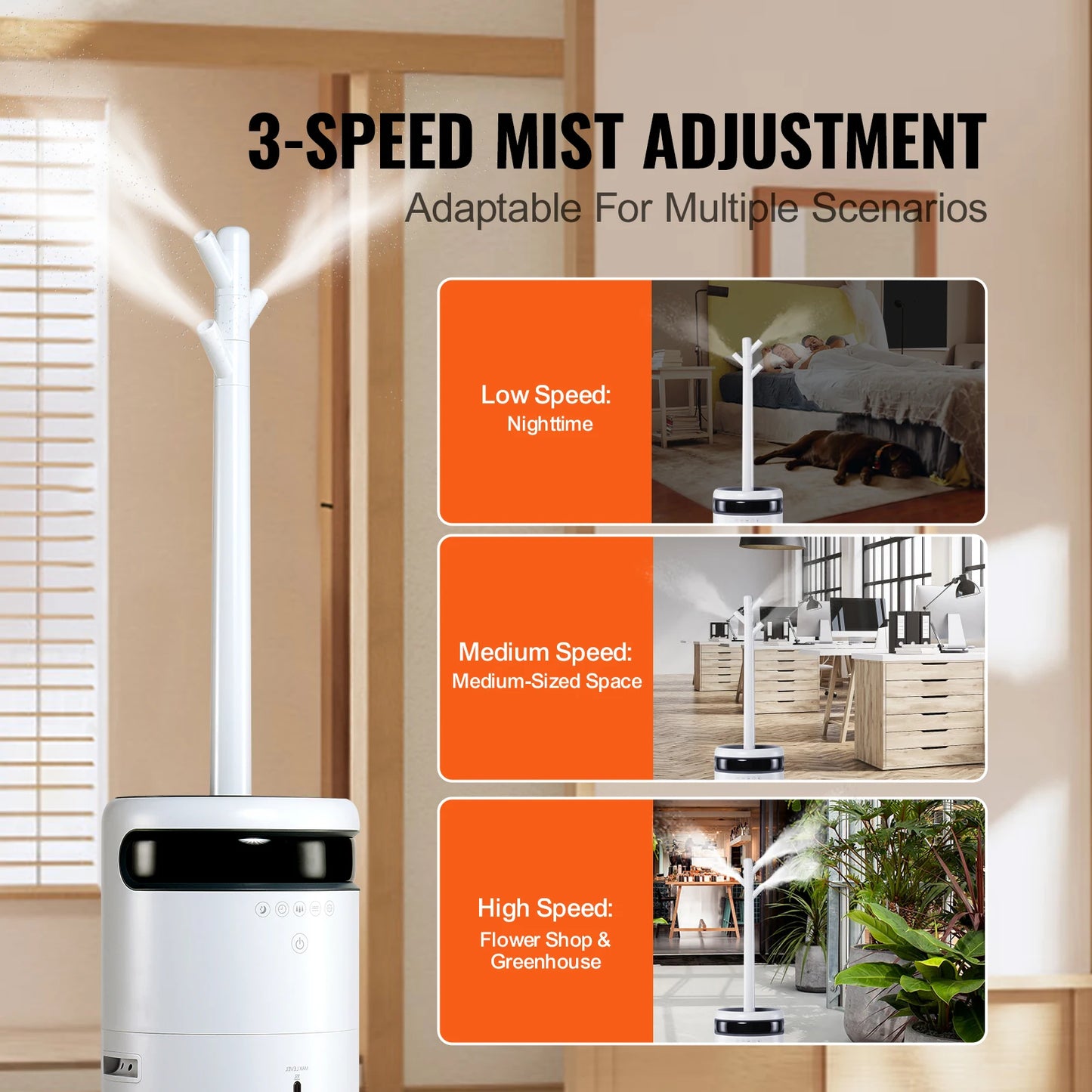 SucceBuy Ultrasonic Humidifier For Whole House And Large Rooms 16L