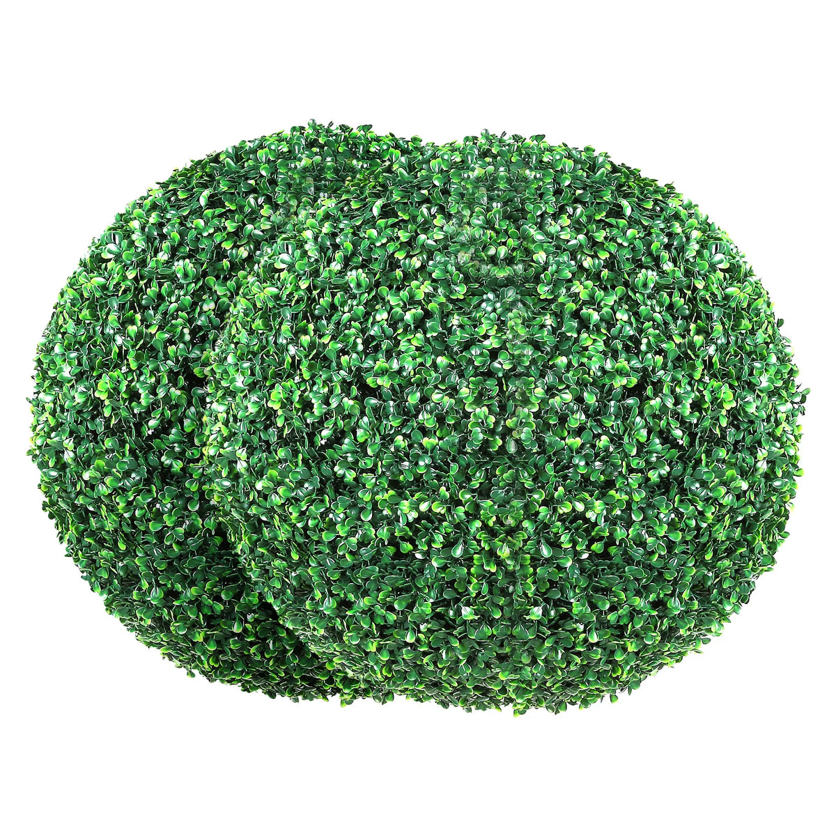 SucceBuy Artificial Boxwood Topiary Trees With LED Lights