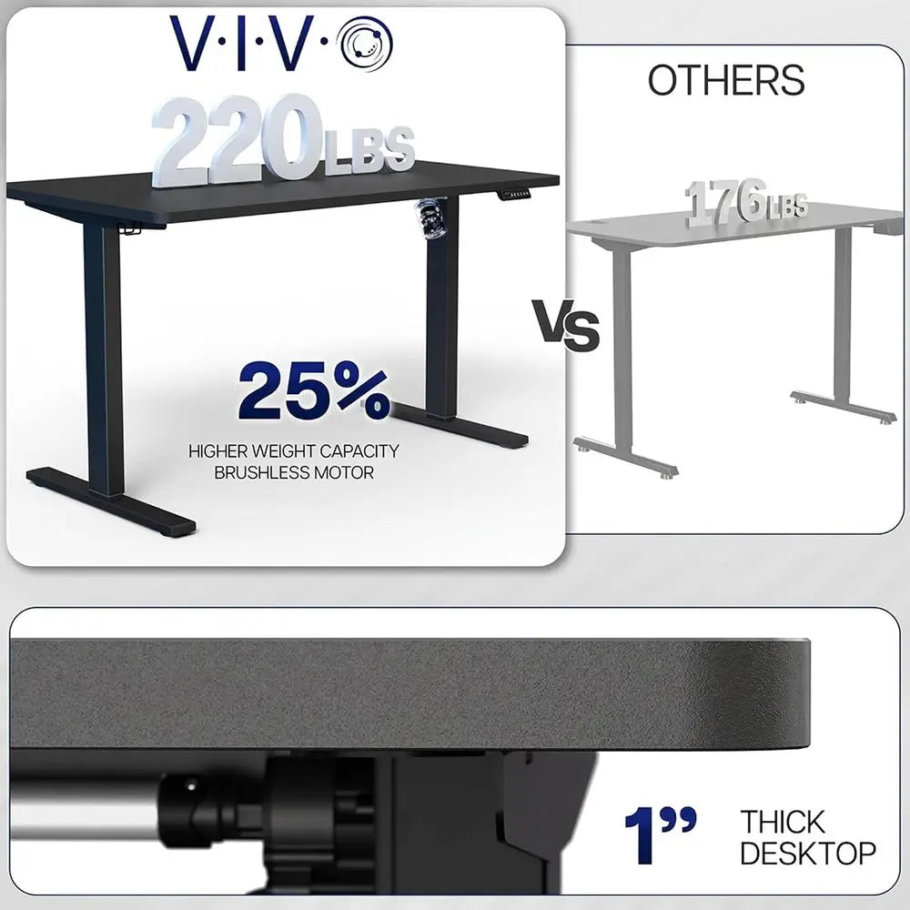 Metal Frame Electric Standing Desk With Memory Controls