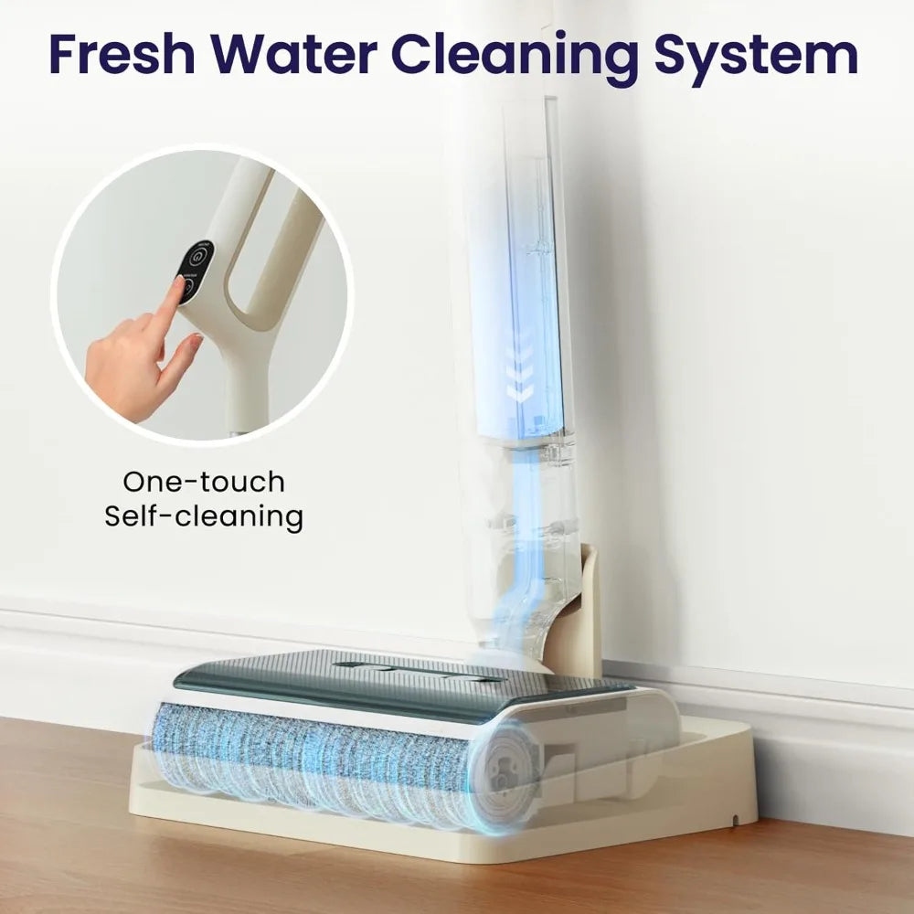 Lefant Cordless Wet Dry Vacuum Mop With 60 Minutes Runtime