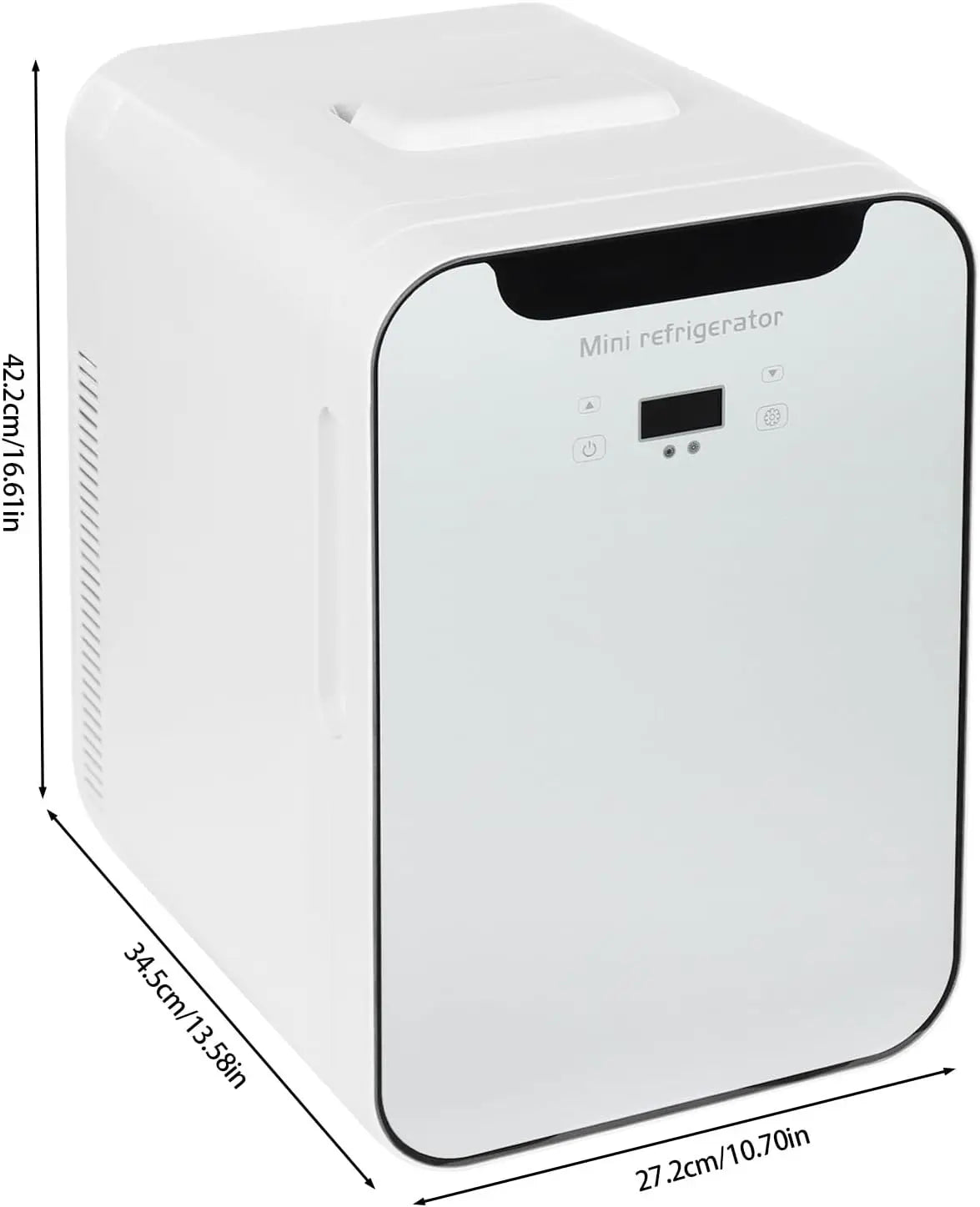 XMSJ Mini Fridge With Temperature Control Compact Refrigerator