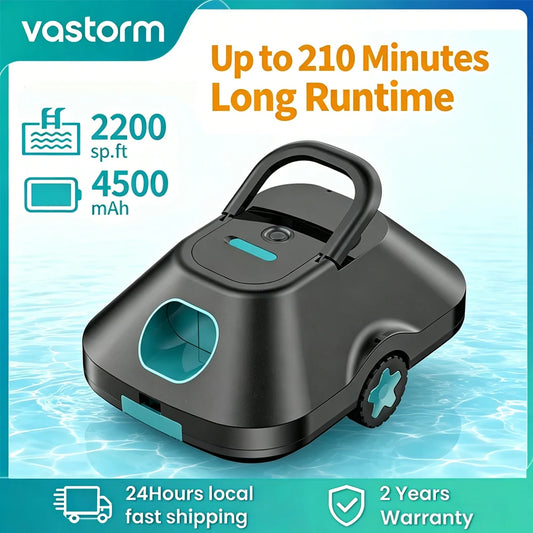 Vastorm Automatic Robotic Pool Cleaner With Smart Navigation