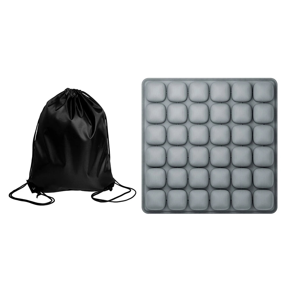 Inflatable Seat Cushion With Storage Bag 3D Air For Office Chair And Wheelchair