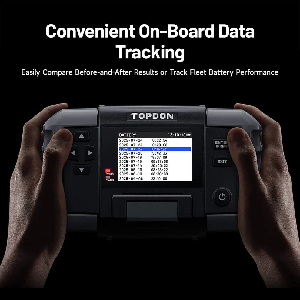 TOPDON 2-in-1 Automotive Battery And Resistance Tester For Multiple Batteries