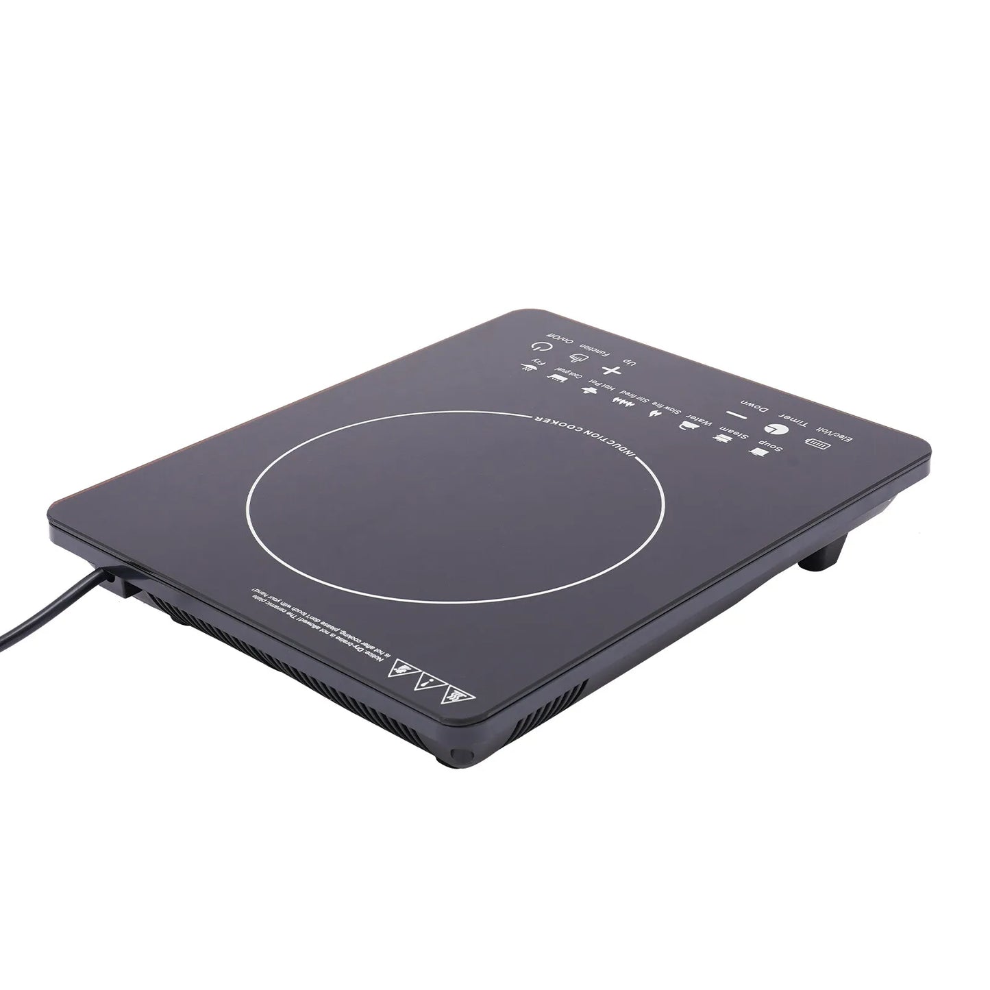 Portable 750W Induction Cooktop With Touch Panel And 8 Presets
