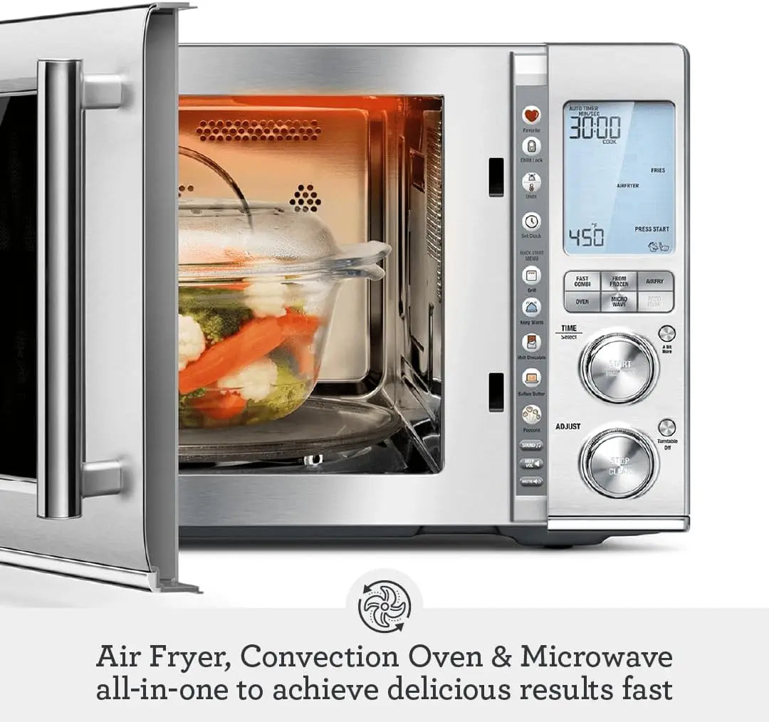 XMSJ BMO870BSS 3 In 1 Microwave Air Fryer Convection Oven