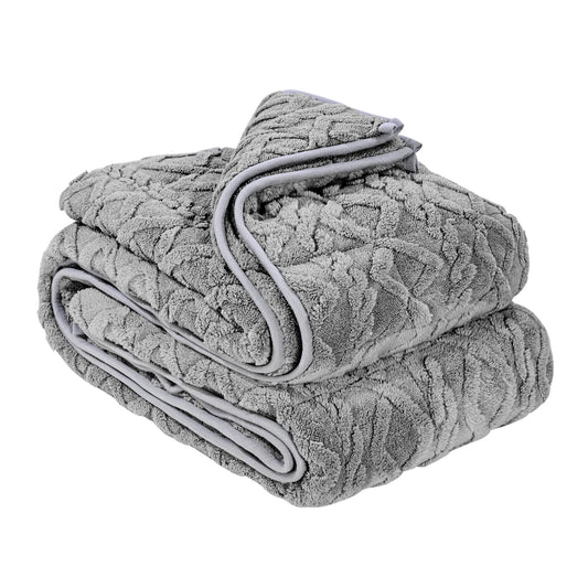 SucceBuy Weighted Sherpa Fleece Blanket With Glass Beads