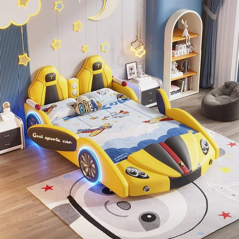 Dutrieux Multifunctional Loft Bed With Lights For Toddlers