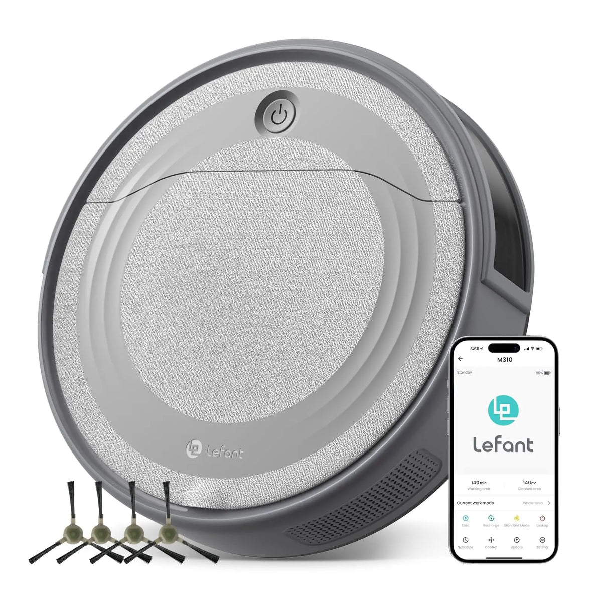 Lefant M310 Robot Vacuum With 4500Pa Suction And Smart Control