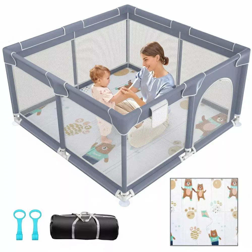 360 Degree Baby Playpen Fence Playground Ages 0 To 6