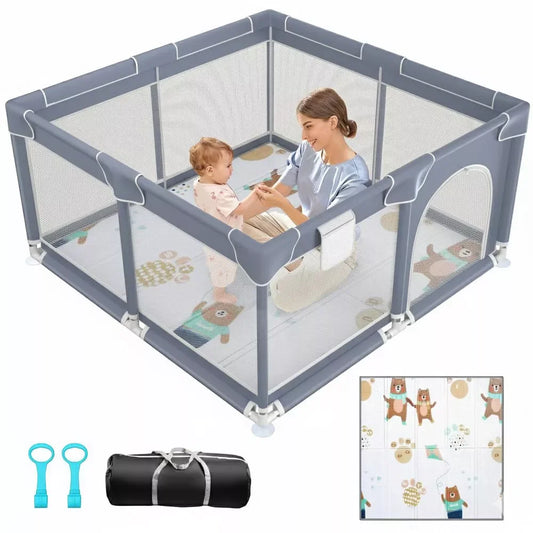 360 Degree Baby Playpen Fence Playground Ages 0 To 6