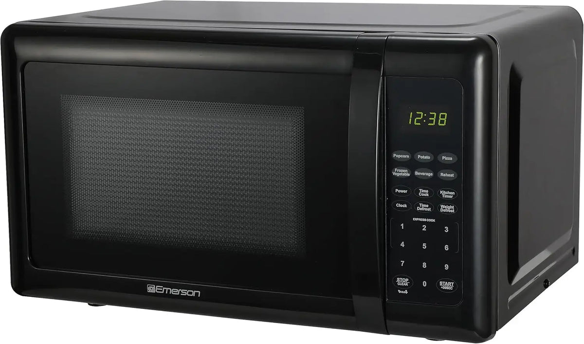 XMSJ Compact Countertop Microwave Oven With LED Display And Touch Control