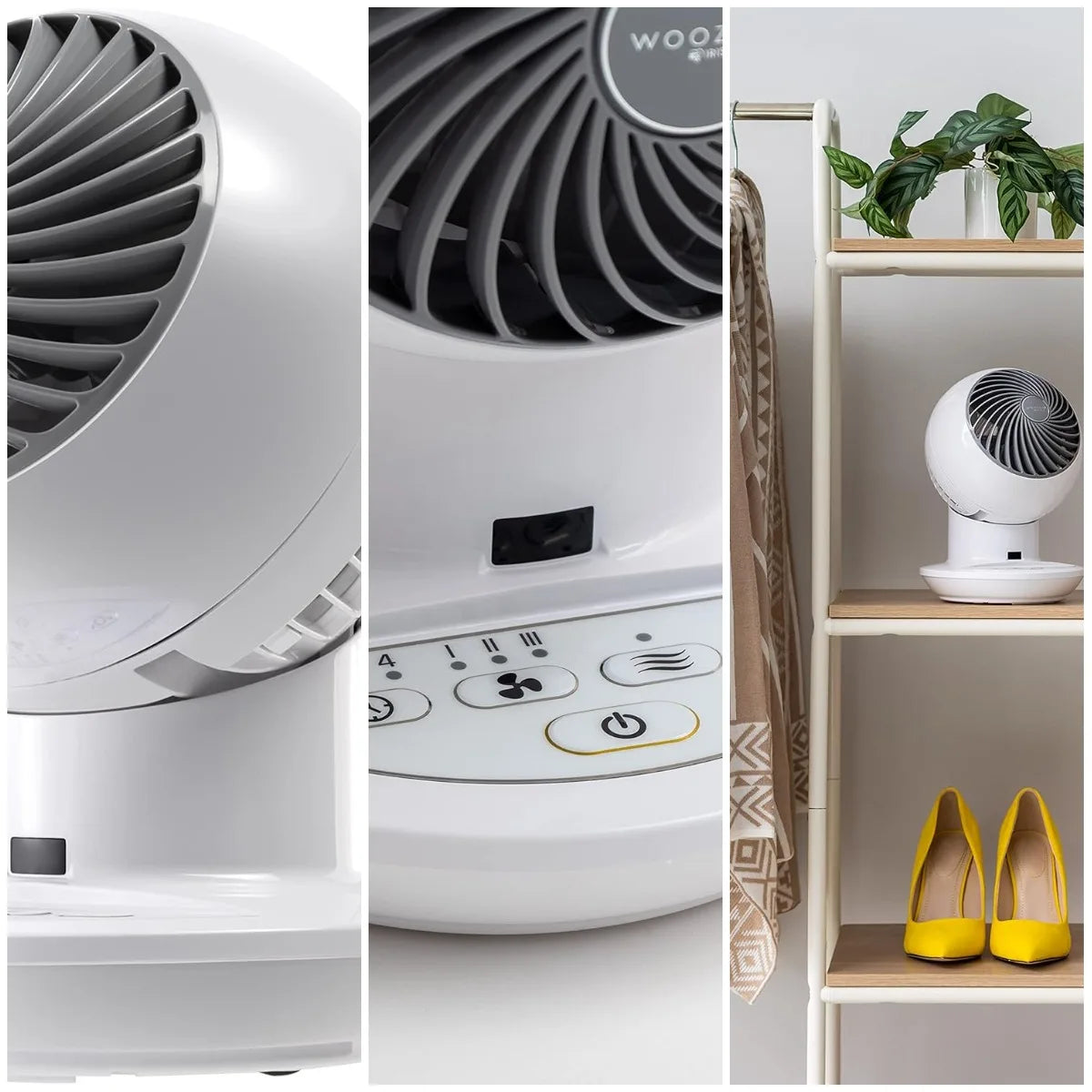 XMSJ Air Circulator Fan With Remote Oscillation And 3 Speeds