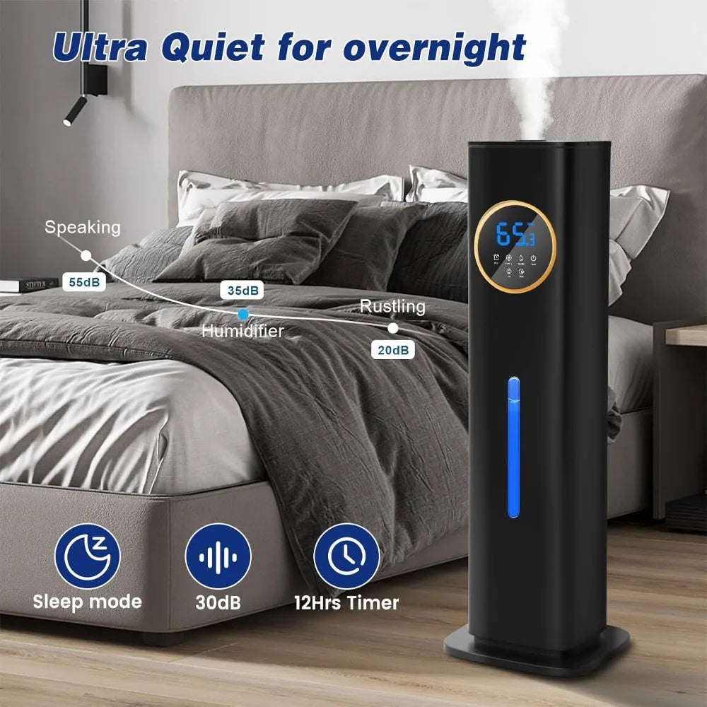 XMSJ Humidifier For Bedroom With Aroma Diffuser And Auto Shutoff