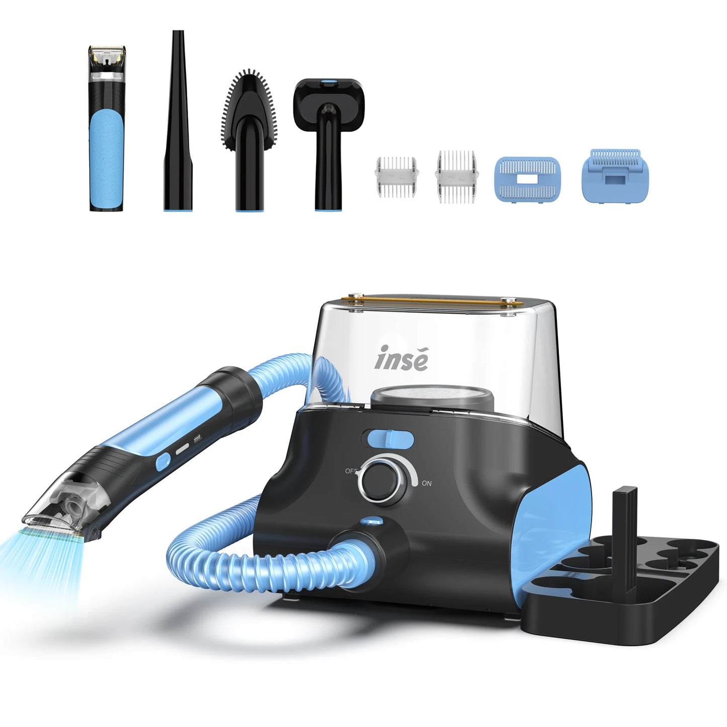 INSE P30 Pet Grooming Kit 5 In 1 Ultra Low Noise Vacuum