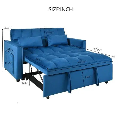 Multifunctional Convertible Sofa Bed 3 In 1 Pull Out Sleeper