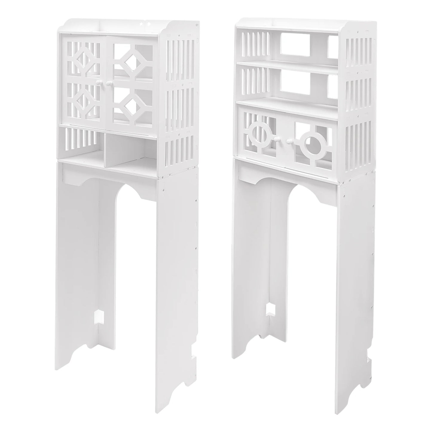Bathroom Over The Toilet Cabinet 4 Tier Storage Organizer