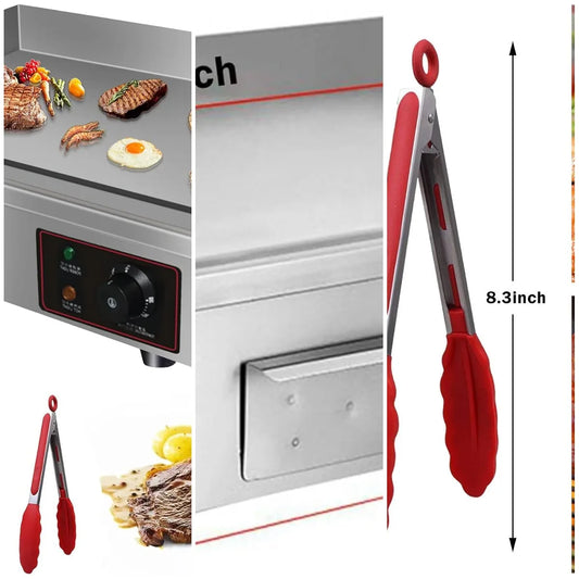 XMSJ Electric Countertop Griddle 3000W Adjustable Thermostat