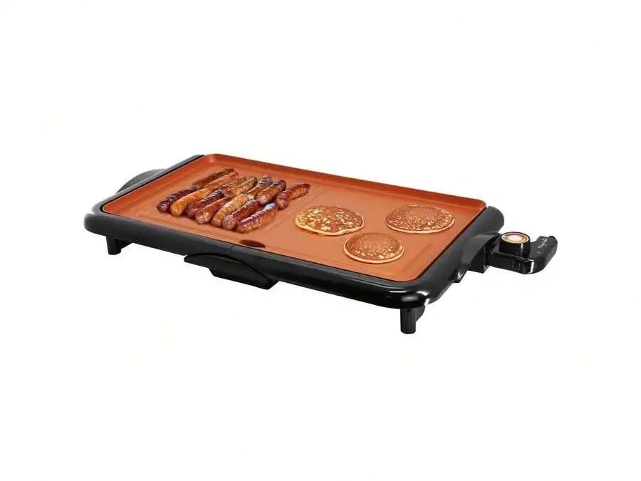 XMSJ Electric Grill Griddle With Copper Coating Nonstick
