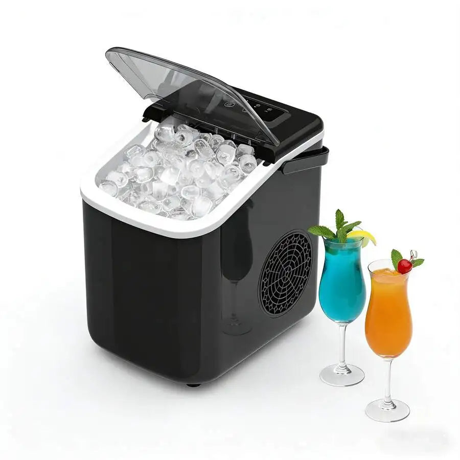 XMSJ Commercial Ice Maker Portable 26 Lbs Per 24 Hours