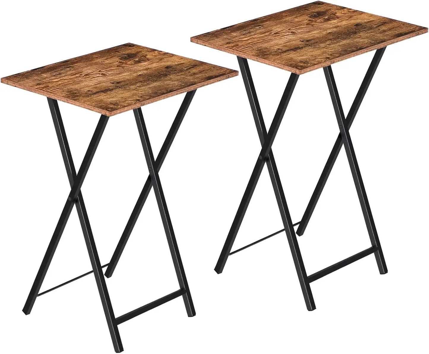 XIUWO Folding TV Tray Tables Set For Small Spaces